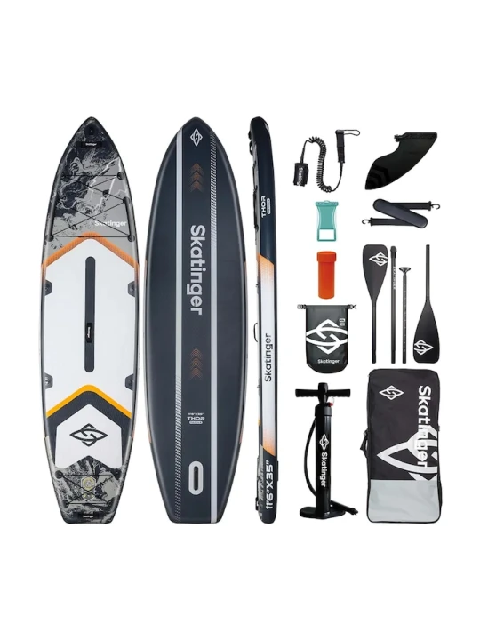 Zdjęcie produktu Skatinger deska do pływania z akcesoriami SUP 350x89x15 cm (11'6'') szary