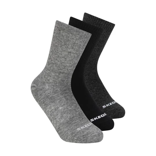 Zdjęcie produktu Skechers 3 Pack Boys' Crew Cotton skarpety - Szary