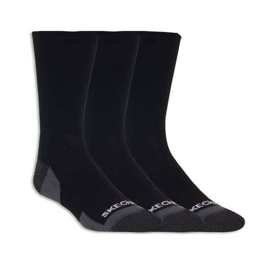 Zdjęcie produktu Skechers 3 Pack Half Terry Crew skarpety - Czarny