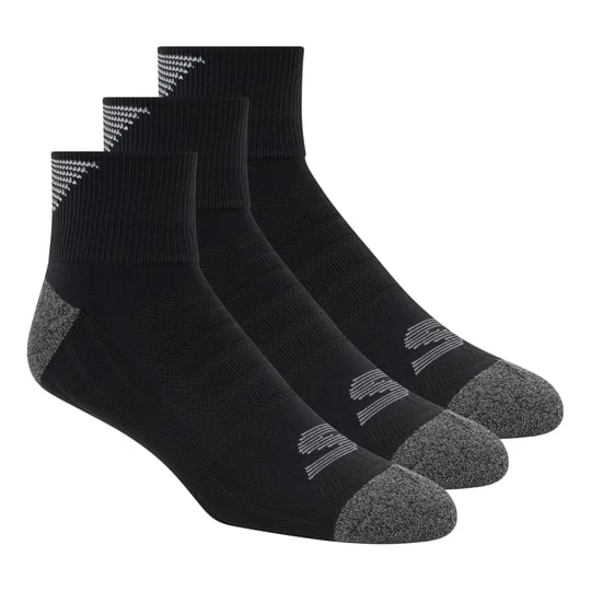 Zdjęcie produktu Skechers 3 Pack mężczyźni's Half Terry Quarter Crew skarpety - Czarny