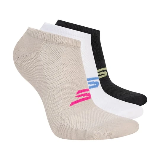 Zdjęcie produktu Skechers 3 Pack No Show Stretch skarpety - Naturalny