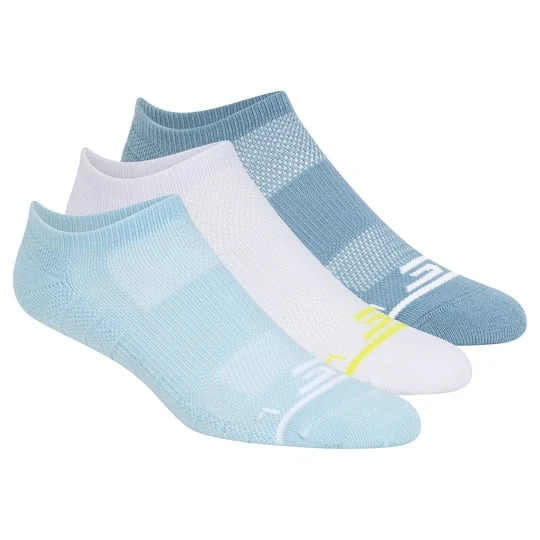 Zdjęcie produktu Skechers 3 Pack Womężczyźni's No Show Premium Basic skarpety - Niebieski/Turkusowy