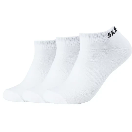 Zdjęcie produktu Skechers 3PPK Mesh Ventilation Socks SK43022-1000, Unisex, Białe, skarpetki, bawełna, rozmiar: 35-38