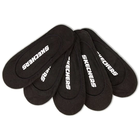 Zdjęcie produktu Skechers 5 Pack Non Terry Solid Liner skarpety - Czarny