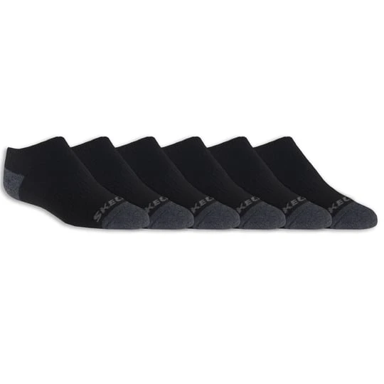 Zdjęcie produktu Skechers 6 Pack Boys' No Show skarpety - Czarny