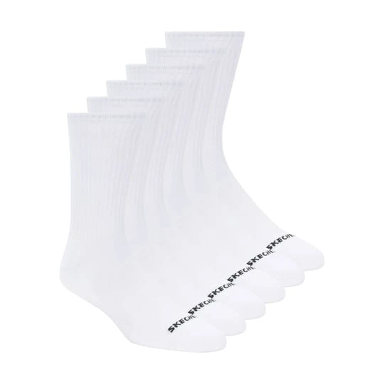 Zdjęcie produktu Skechers 6 Pack Core Crew skarpety - Bialy