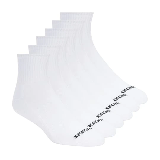 Zdjęcie produktu Skechers 6 Pack Core Quarter skarpety - Bialy