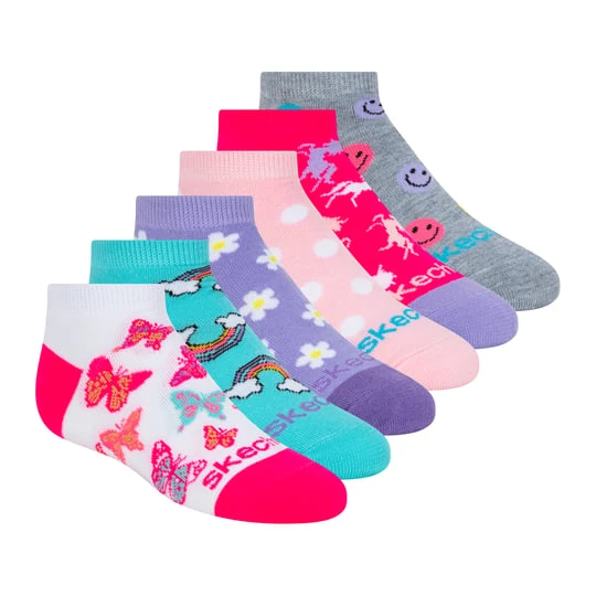 Zdjęcie produktu Skechers 6 Pack Low Cut Multicolor Print skarpety - Wielokolorowy