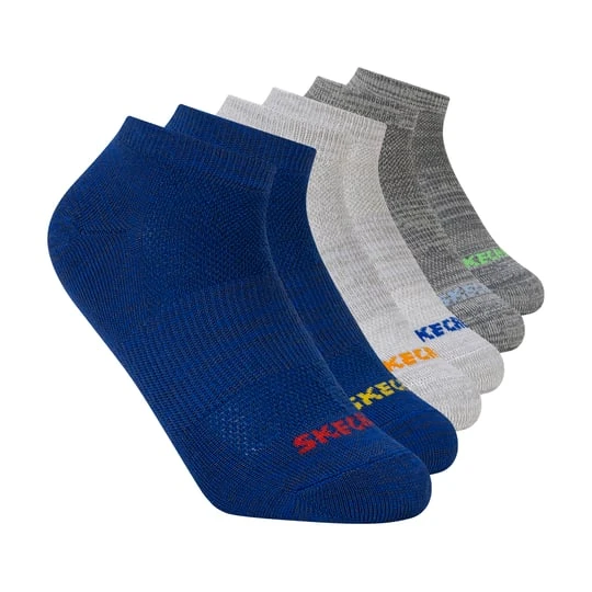 Zdjęcie produktu Skechers 6 Pack Low Cut Non Terry skarpety - Niebieski/Szary