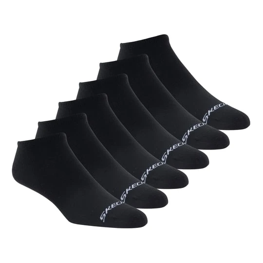 Zdjęcie produktu Skechers 6 Pack mężczyźni's Cotton No Show skarpety - Czarny