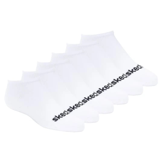 Zdjęcie produktu Skechers 6 Pack No Show Cotton skarpety - Bialy