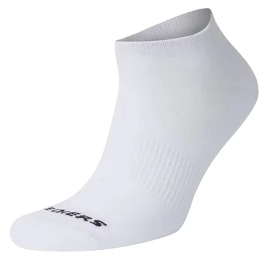 Zdjęcie produktu Skechers 6pk Core Lowcut Md Socks S118209-WHT, Unisex, Białe, skarpetki, poliester, rozmiar: