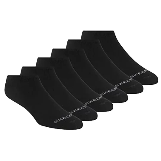 Zdjęcie produktu Skechers 6pk Womens Cotton Nshw Socks S116979-BLK, Unisex, Czarne, skarpetki, bawełna, rozmiar: