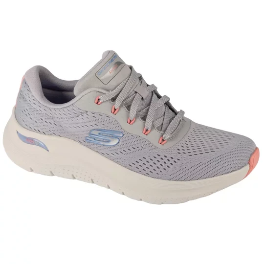 Zdjęcie produktu Skechers Arch Fit 2.0 - Big League 150051-LGMT, Damskie, Szare, buty sportowe, przewiewna siateczka, rozmiar: 36