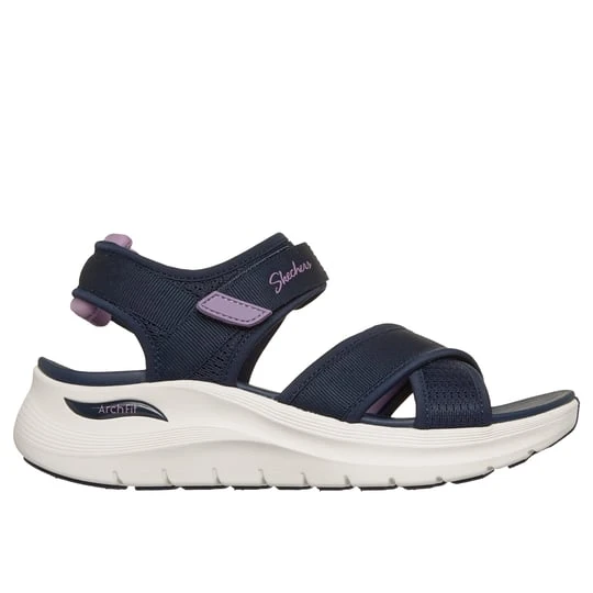 Zdjęcie produktu Skechers Arch Fit 2.0 SandaÅ‚y - Feelin' Bright - Granatowy/Fioletowy