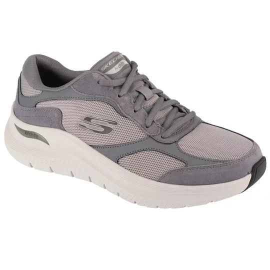 Zdjęcie produktu Skechers Arch Fit 2.0 - The Keep 232702-GRY, Męskie, Szare, buty sneakers, przewiewna siateczka, rozmiar: 41