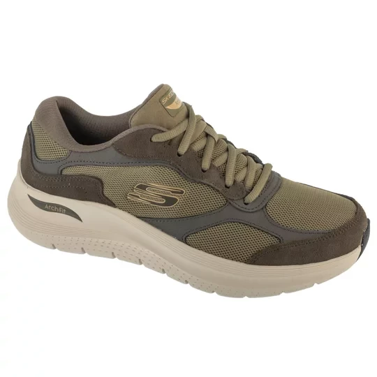 Zdjęcie produktu Skechers Arch Fit 2.0 - The Keep 232702-OLV, Męskie, Zielone, buty sneakers, przewiewna siateczka, rozmiar: 41