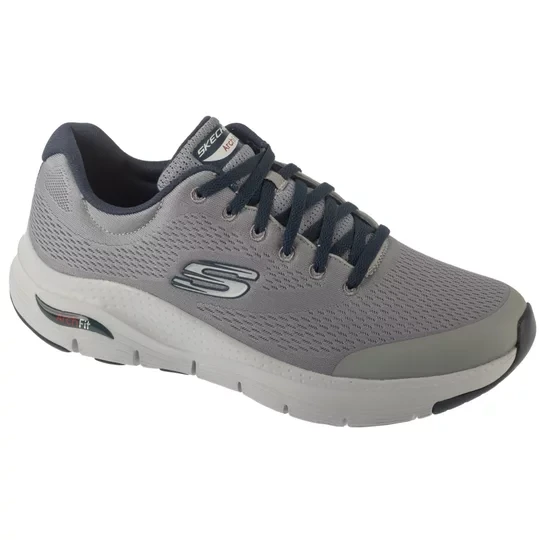 Zdjęcie produktu Skechers Arch Fit 232040-GYNV, Męskie, Szare, buty sneakers, przewiewna siateczka, rozmiar: 43