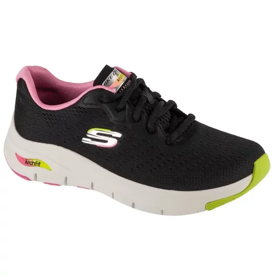 Zdjęcie produktu Skechers Arch Fit-Infinity Cool 149722-BKMT, Damskie, Czarne, buty sneakers, przewiewna siateczka, rozmiar: 36, 5