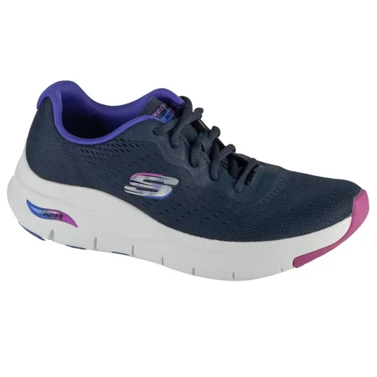 Zdjęcie produktu Skechers Arch Fit-Infinity Cool 149722-NVPR, Damskie, Granatowe, buty sneakers, przewiewna siateczka, rozmiar: 36