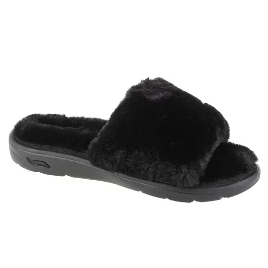Zdjęcie produktu Skechers Arch Fit Lounge - Unwind 175105-BBK, Damskie, Czarne, kapcie, tkanina, rozmiar: 35