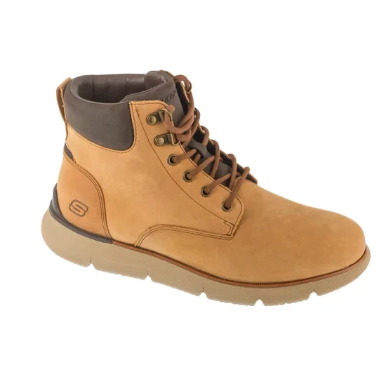 Zdjęcie produktu Skechers Augustino - Cobb 205228-LTBR, Męskie, Brązowe, trapery, skóra licowa, rozmiar: 39, 5
