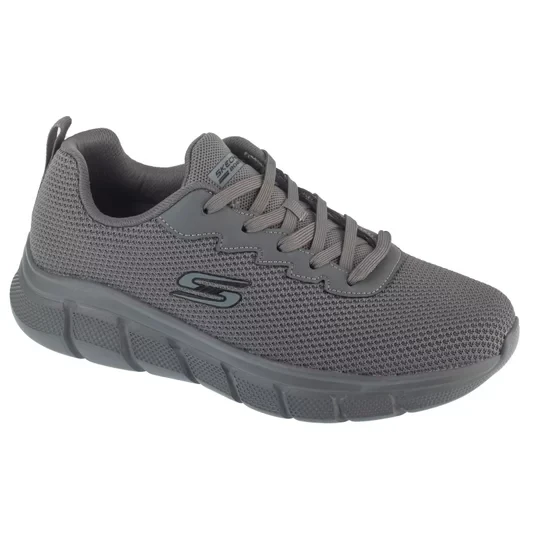 Zdjęcie produktu Skechers Bobs B Flex - Chill Edge 118106-DKGY, Męskie, Szare, buty sneakers, tkanina, rozmiar: 42