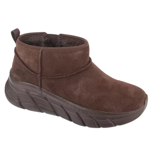 Zdjęcie produktu Skechers Bobs B Flex Hi - Hi Frost 117390-CHOC, Damskie, Brązowe, buty zimowe, skóra zamszowa, rozmiar: 38