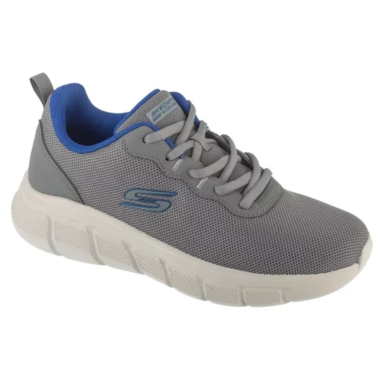 Zdjęcie produktu Skechers Bobs B Flex - Icy Edge 118109-DKGY, Męskie, Szare, buty sneakers, tkanina, rozmiar: 41
