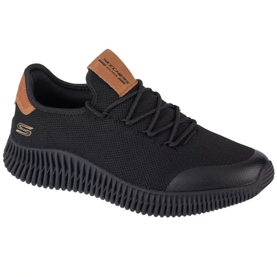 Zdjęcie produktu Skechers Bobs Geo-City Dapper 118173-BBK, Męskie, Czarne, buty sneakers, tkanina, rozmiar: 42