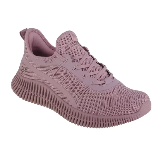 Zdjęcie produktu Skechers Bobs Geo-New Aesthetics 117417-ROS, Damskie, Różowe, buty sneakers, tkanina, rozmiar: 36