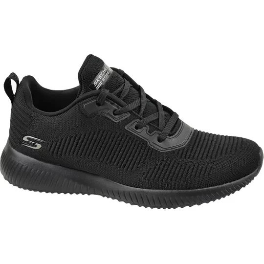 Zdjęcie produktu Skechers Bobs Squad 32504-BBK, Damskie, Czarne, buty sneakers, tkanina, rozmiar: 36