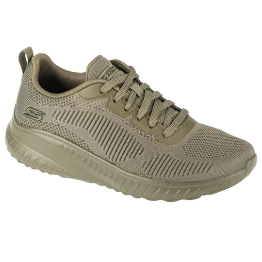 Zdjęcie produktu Skechers Bobs Squad Chaos - Face Off 117209-OLV, Damskie, Zielone, buty sneakers, tkanina, rozmiar: 36