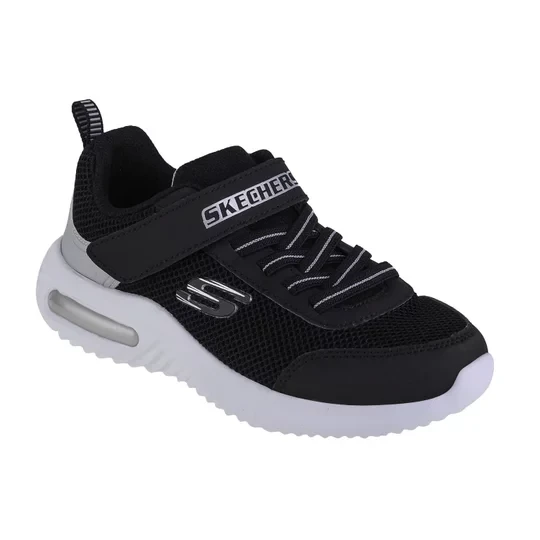 Zdjęcie produktu Skechers Bounder-Tech 403748L-BKSL, Dla chłopca, Czarne, buty sneakers, przewiewna siateczka, rozmiar: 27