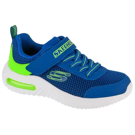 Zdjęcie produktu Skechers Bounder-Tech 403748L-BLLM, Dla chłopca, Niebieskie, buty sneakers, przewiewna siateczka, rozmiar: 29
