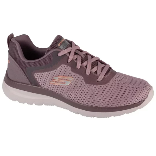 Zdjęcie produktu Skechers Bountiful - Quick Path 12607-LAV, Damskie, Różowe, buty sneakers, przewiewna siateczka, rozmiar: 36