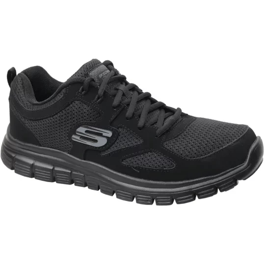 Zdjęcie produktu Skechers Burns-Agoura 52635-BBK, Męskie, Czarne, buty sneakers, tkanina, rozmiar: 40