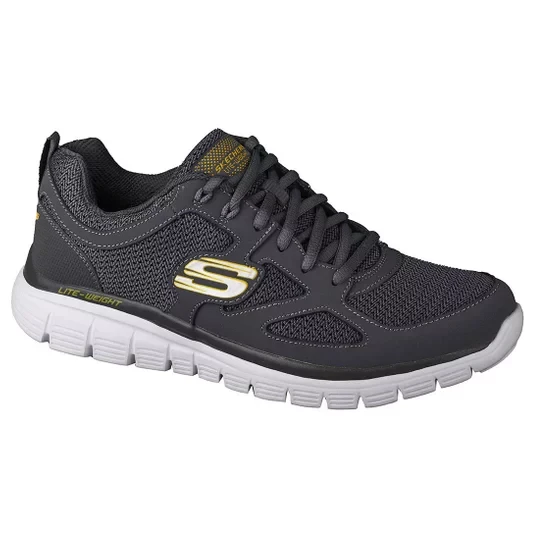 Zdjęcie produktu Skechers Burns Agoura 52635-CHAR, Męskie, Szare, buty sneakers, tkanina, rozmiar: 41