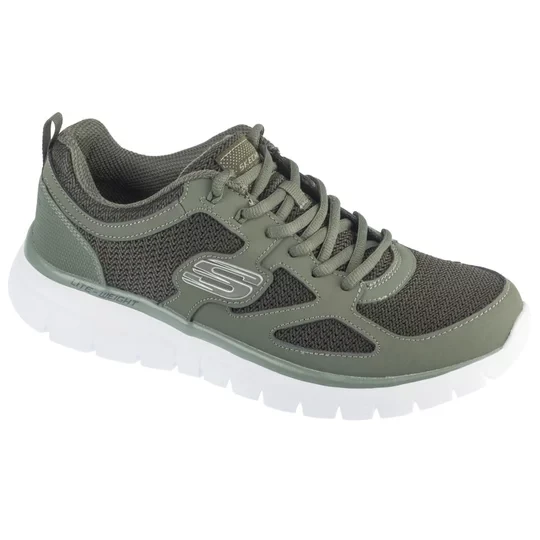 Zdjęcie produktu Skechers Burns Agoura 52635-OLV, Męskie, Zielone, buty sneakers, tkanina, rozmiar: 41