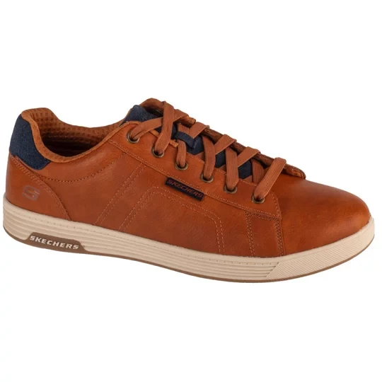 Zdjęcie produktu Skechers Cavell - Hensley 210946-LUG, Męskie, Brązowe, buty sneakers, skóra syntetyczna, rozmiar: 41