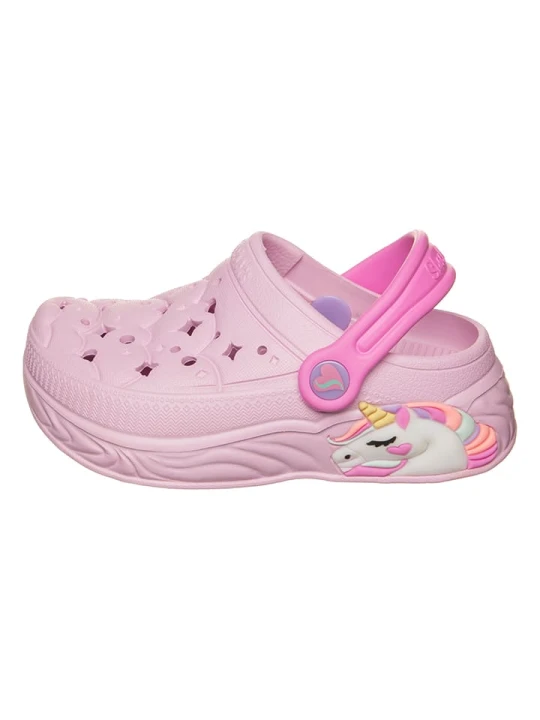 Zdjęcie produktu Skechers Chodaki "Unicorn Dreamer" w kolorze jasnoróżowym rozmiar: 22