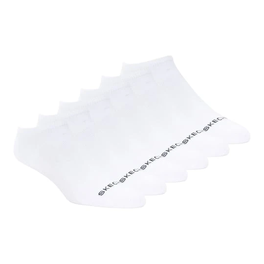 Zdjęcie produktu Skechers Cotton No-Show skarpety - 6 Pack - Bialy