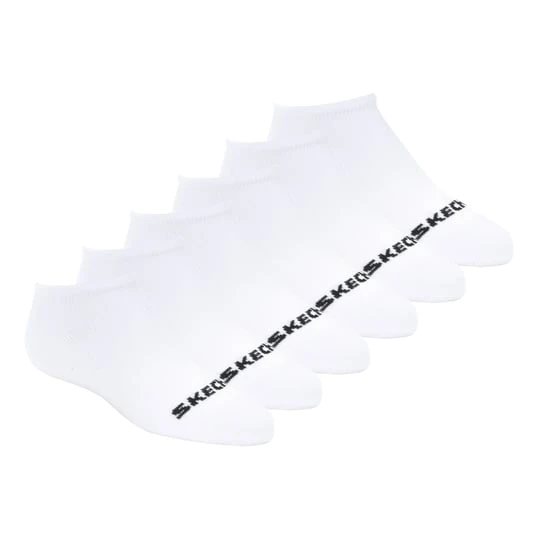 Zdjęcie produktu Skechers Cotton No-Show skarpety - 6 Pack - Bialy