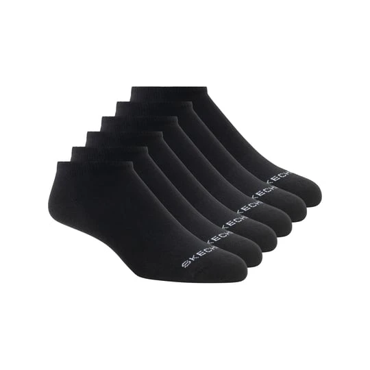 Zdjęcie produktu Skechers Cotton No-Show skarpety - 6 Pack - Czarny