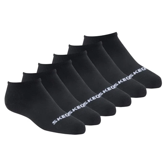 Zdjęcie produktu Skechers Cotton No-Show skarpety - 6 Pack - Czarny