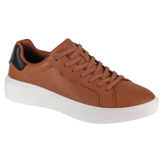 Zdjęcie produktu Skechers Court Break - Suit Sneaker 183175-COG, Męskie, Brązowe, buty sneakers, skóra syntetyczna, rozmiar: 41