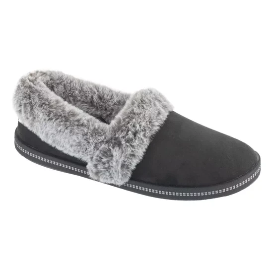 Zdjęcie produktu Skechers Cozy Campfire-Team Toasty 32777-BLK, Damskie, Czarne, kapcie, tkanina, rozmiar: 36