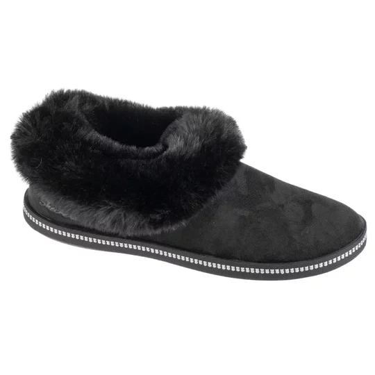Zdjęcie produktu Skechers Cozy Campfire - Winter Nights 169012-BBK, Damskie, Czarne, kapcie, tkanina, rozmiar: 36