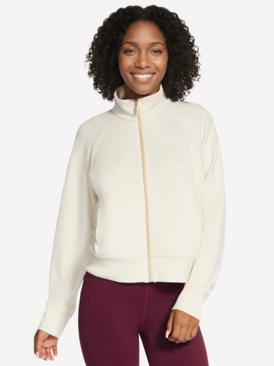 Zdjęcie produktu Skechers Cozy Luxe Kurtka - Off White / Mauve