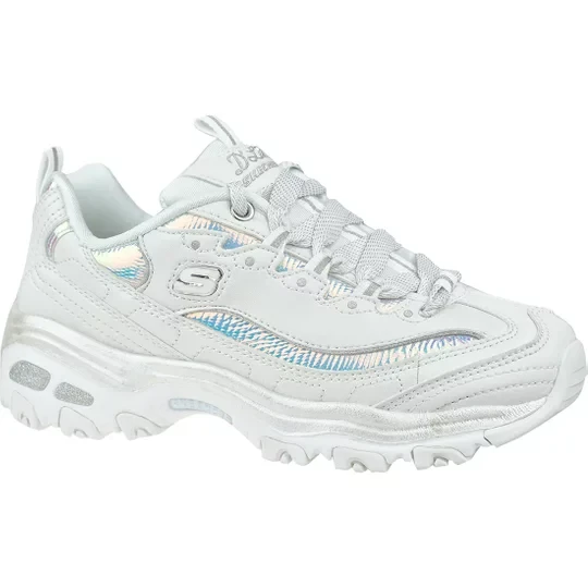 Zdjęcie produktu Skechers D Lites-Flash Tonic 66666178-OFWT, Damskie, Białe, buty sneakers, skóra syntetyczna, rozmiar: 39